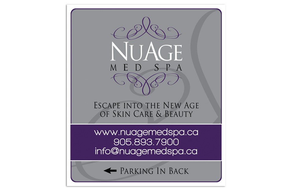 Sign - Graphic Design - NuAge Med Spa Featured